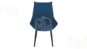 Стул Фэнди К1С  Черный муар, Велюр Confetti Blue