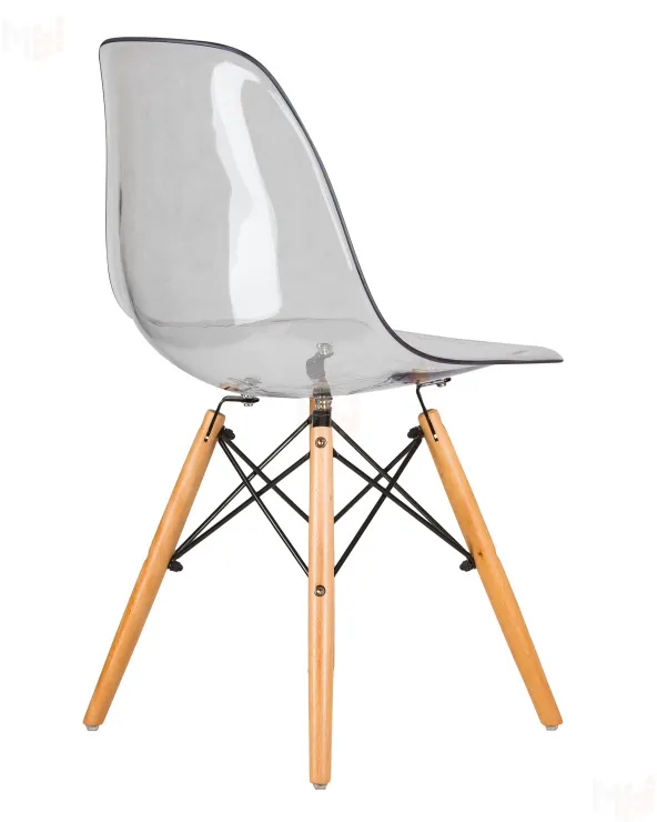 Стул обеденный DOBRIN DSW CASPER (ножки светлый бук, цвет прозрачный)