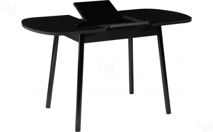 Стол раскладной стеклянный Вин 94 Черный 