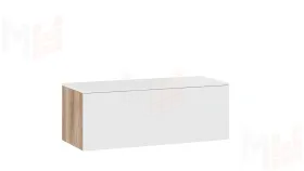 Тумба ТВ Порто ТД-393.03.12 Яблоня Беллуно, Белый софт