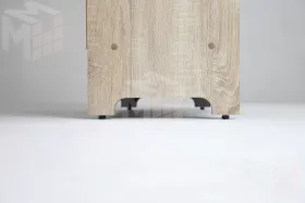 Шкаф Гретта 3 Ясень Черный/Дуб Сонома