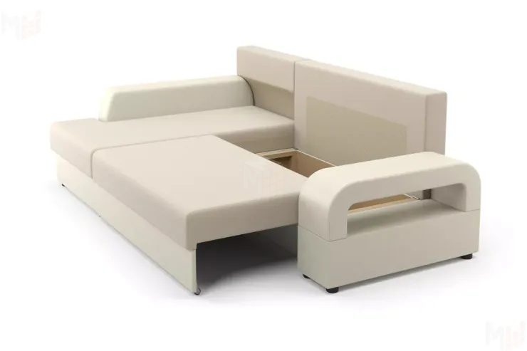 Диван угловой Марго Бежевый Левый