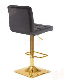 Стул барный DOBRIN GOLDIE (черный велюр (MJ9-101))
