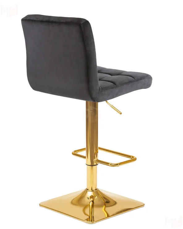 Стул барный DOBRIN GOLDIE (черный велюр (MJ9-101))