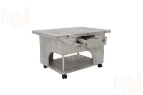 Стол-трансформер Стэп Цемент Светлый