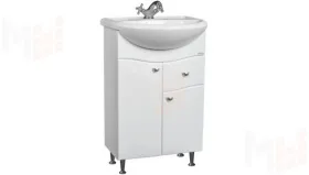 Тумба с раковиной Волна В1 60 см с верхним ящиком