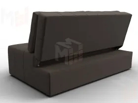 Диван прямой Лига-107 (140) ( Амур 05 коричневый )