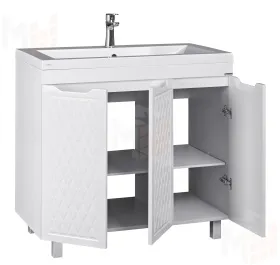 Тумба под умывальник "Andrea 90" 3D без ящика Домино