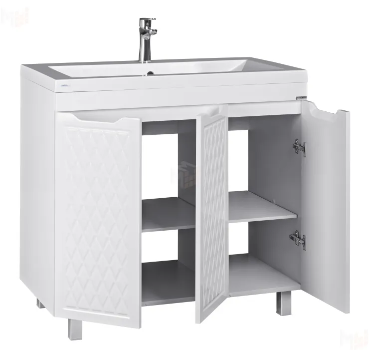 Тумба под умывальник "Andrea 90" 3D без ящика Домино