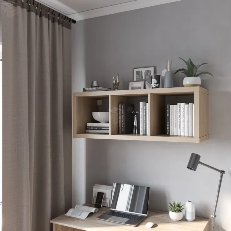 Полка Фора 3 дуб беленый