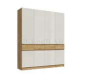 Шкаф Роджина 4-х створчатый (белый глянец)