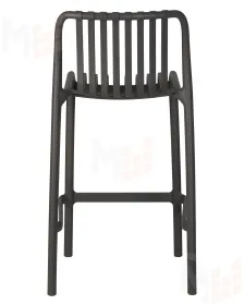 Стул полубарный DOBRIN CHLOE (темно-серый)