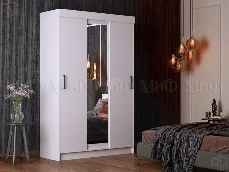 Шкаф-купе Бася, белый
