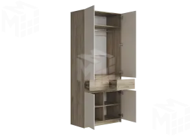 Прихожая Бостон со шкафом ШК-001 (ЛДСП Кашемир)