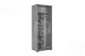 Шкаф двухдверный Адам  крафт золотой/белое дерево