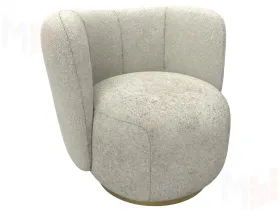 Кресло Лига-072 ( букле CAMBY 07 молочный )