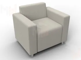 Кресло Лига-093 ВН ( Амур 02 бежевый )