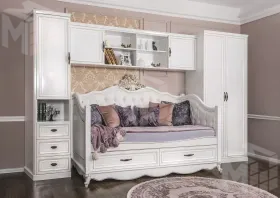 Спальня детская Натали белый глянец 2