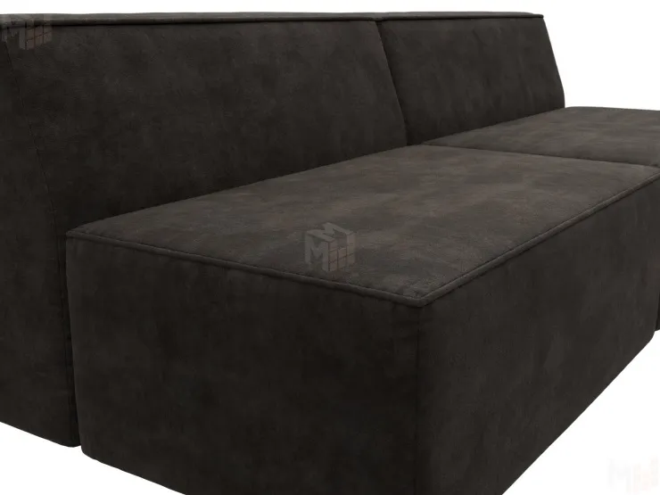 Диван прямой модульный Монс ( BRUT 17 коричневый )