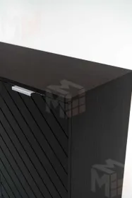 Комод Стокгольм (венге/черный матовый)