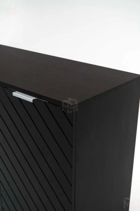 Комод Стокгольм (венге/черный матовый)