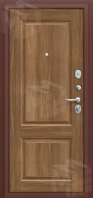 Входная металлическая дверь Тайга-7 Антик Медный/Каштан