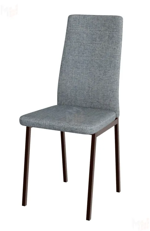 Стул Амстер (рогожка серая, ноги шоколад)