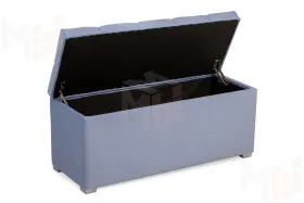 Пуфик Мишель 950 (велюр голубой)