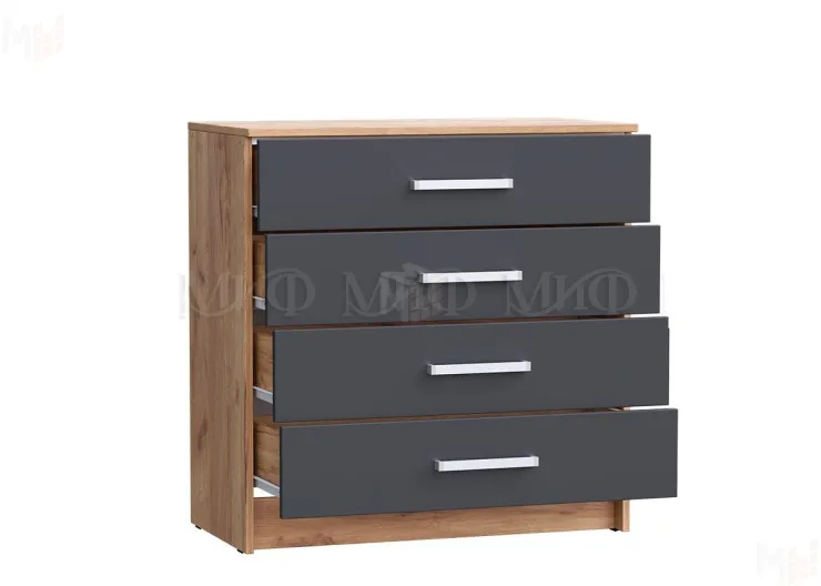 Комод Мартина 800 (дуб крафт/графит)