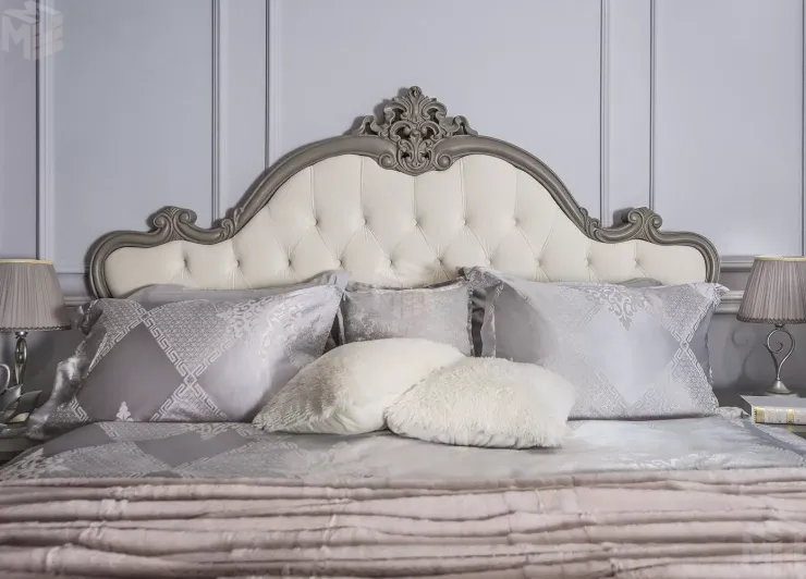 Кровать Мишель Лайт 180х200 см серый камень