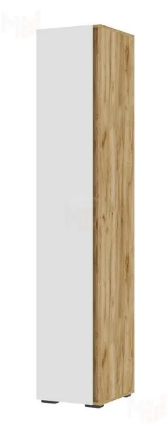 Пенал закрытый Хелен ПН 01 дуб крафт золото - белый