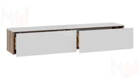 Тумба ТВ Порто - ТД-393.03.11 Яблоня Беллуно, Белый софт