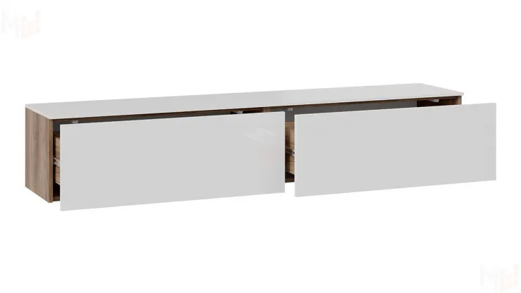 Тумба ТВ Порто - ТД-393.03.11 Яблоня Беллуно, Белый софт