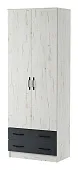 Шкаф Дуэт Беатрис Дуб Крафт белый-Антрацит