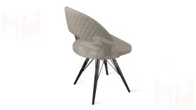 Стул Гэтсби К3 Черный муар, Велюр Confetti Smoke