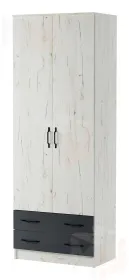 Шкаф Дуэт Беатрис Дуб Крафт белый-Антрацит