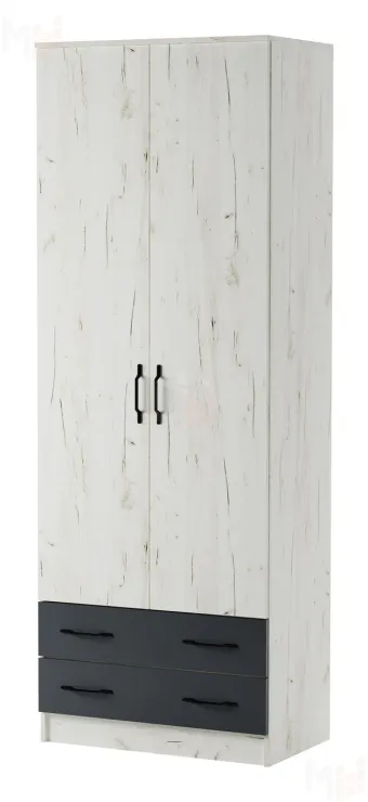 Шкаф Дуэт Беатрис Дуб Крафт белый-Антрацит