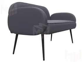 Диван прямой Лига-086 ( GRIFON 15 серый )