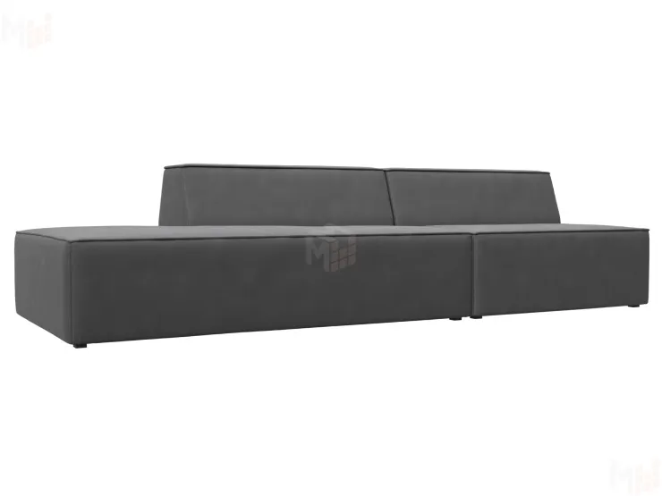 Диван прямой модульный Монс Модерн левый ( JOLY 13 серый )