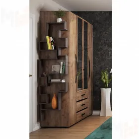 Шкаф для одежды и белья NATURE 555 Дуб Табачный