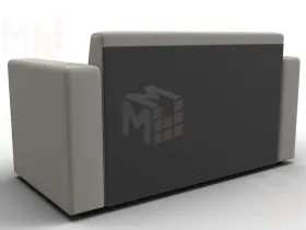 Диван прямой Лига-093 ( Амур 02 бежевый )