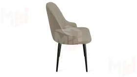 Стул Гранд К1К Черный муар, Велюр Confetti Smoke