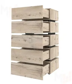 Комод NATURE 6 Гаскон пайн