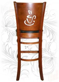 Деревянный барный стул LMU-9131