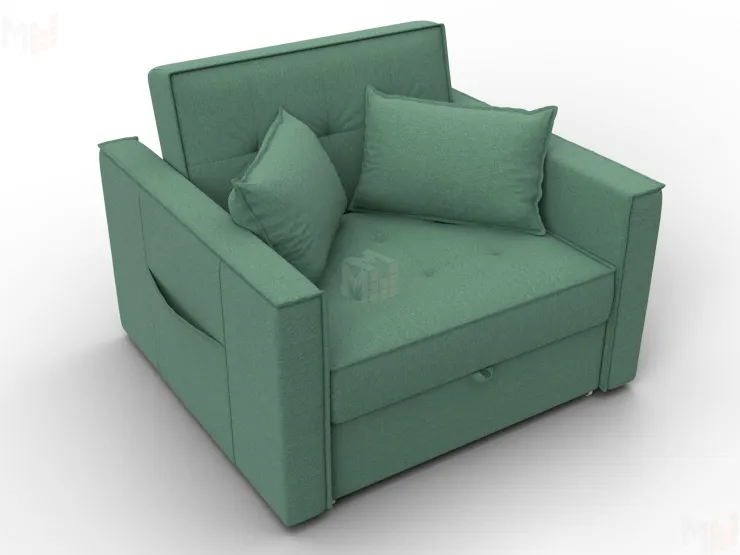 Кресло-кровать Лига-104 (80) ( Амур 11 зеленый )