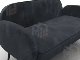 Диван прямой Лига-086 ( TOWER 11 темно-серый )