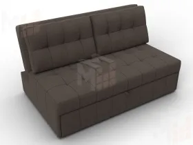 Диван прямой Лига-107 (140) ( Амур 05 коричневый )
