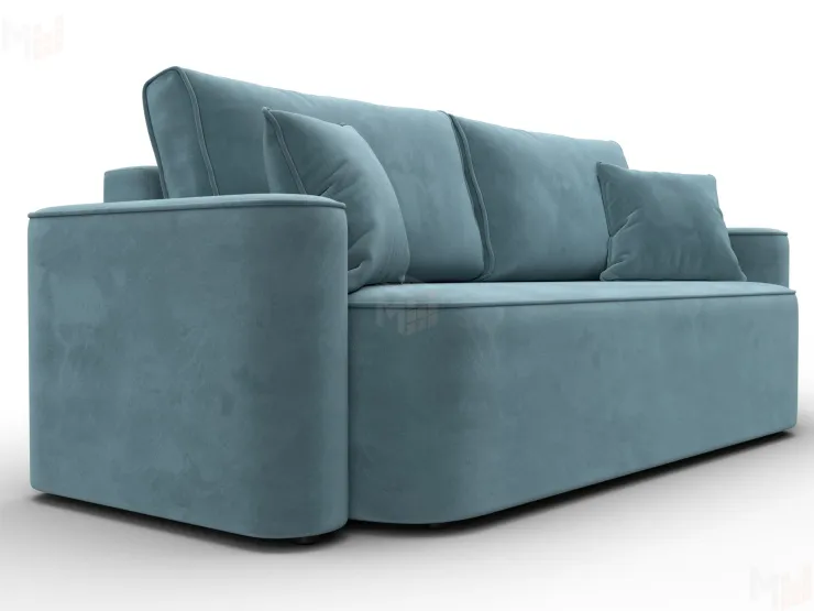 Диван прямой Лига-118 НПБ ( SEVEN 113 бирюзовый )