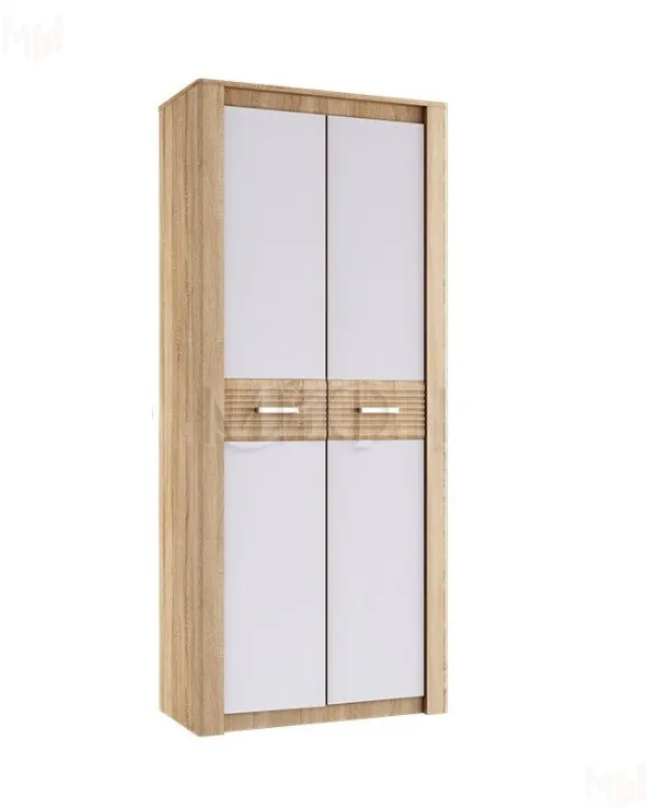 Шкаф Терра 2-х створчатый (сонома/белый)