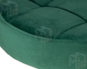 Табурет барный DOBRIN BRUNO GOLD (зеленый велюр (MJ9-88))